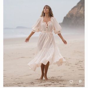 Hazel & Folk Emmaline Gown Rosewater